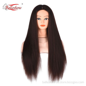 Hot sell wholesale cheap corn whisker wig mold head synthetic wig bride's hair styling teaches head model
